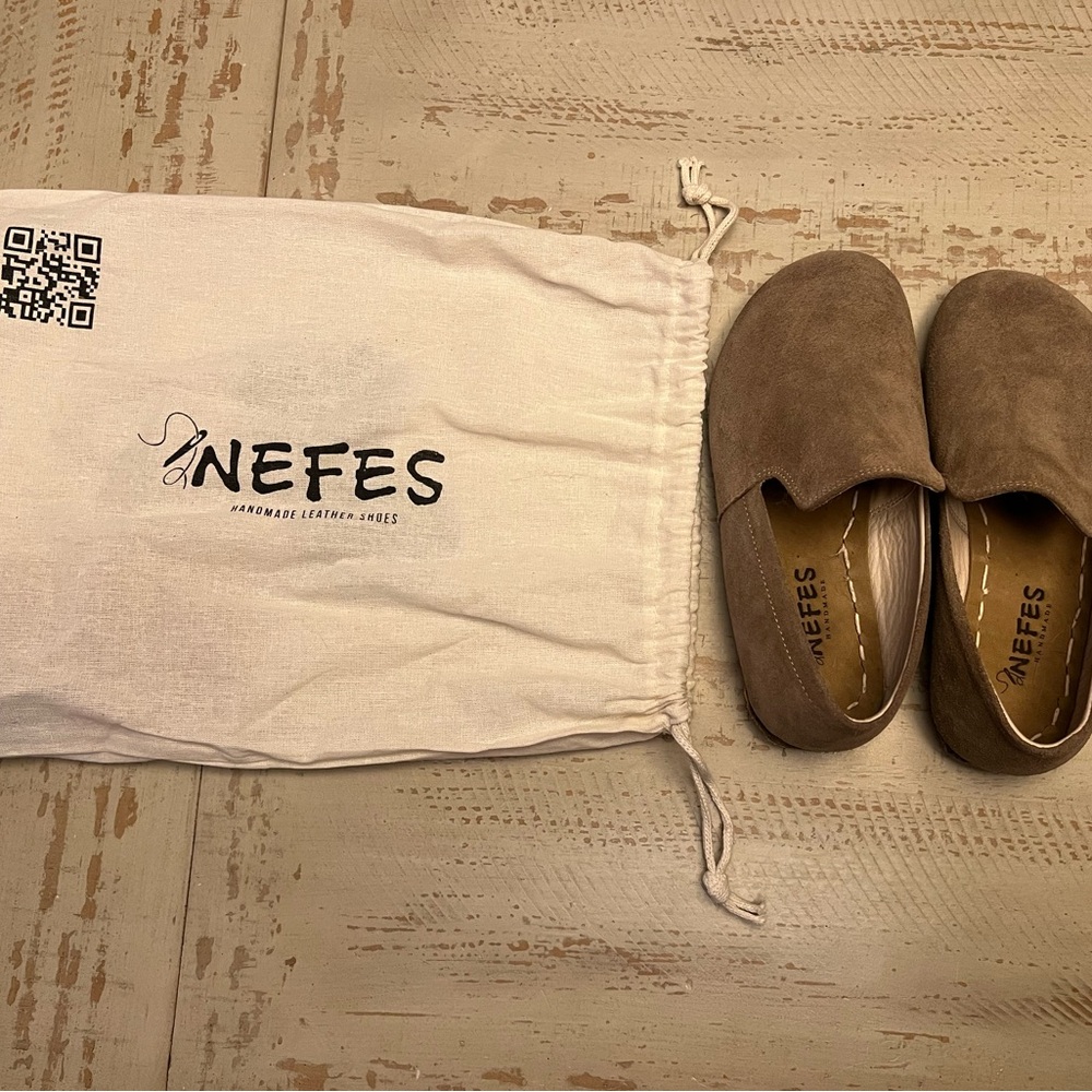 Nefes Women's Brown Leather Loafers